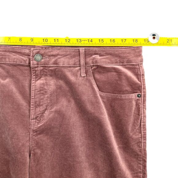 Old Navy Sateen Pink Rockstar 5 Pocket Belt Loops Stretch Jeans Pants Size 16 - Picture 5 of 7